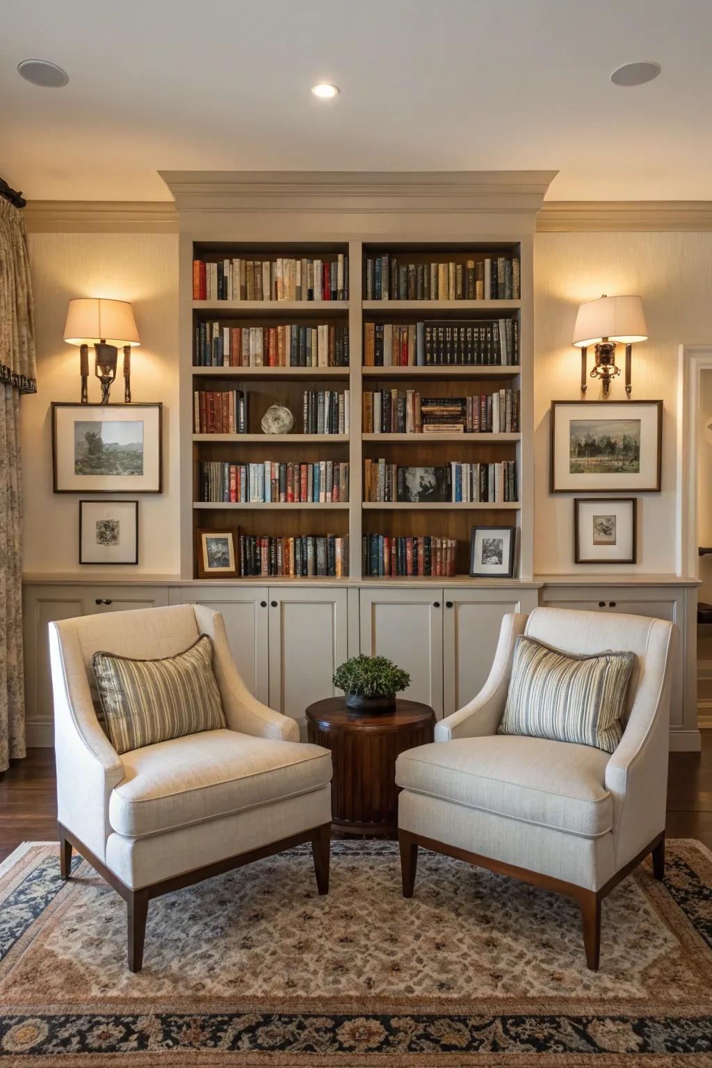 Symmetrical arrangements promote balanced design.