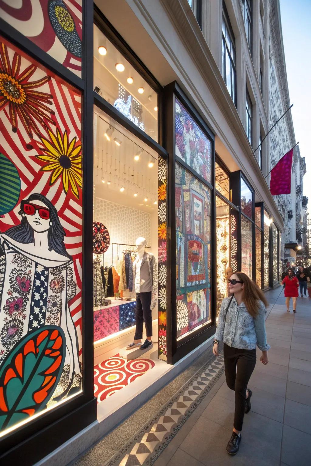 Visual display panels transform your storefront into a visual masterpiece.