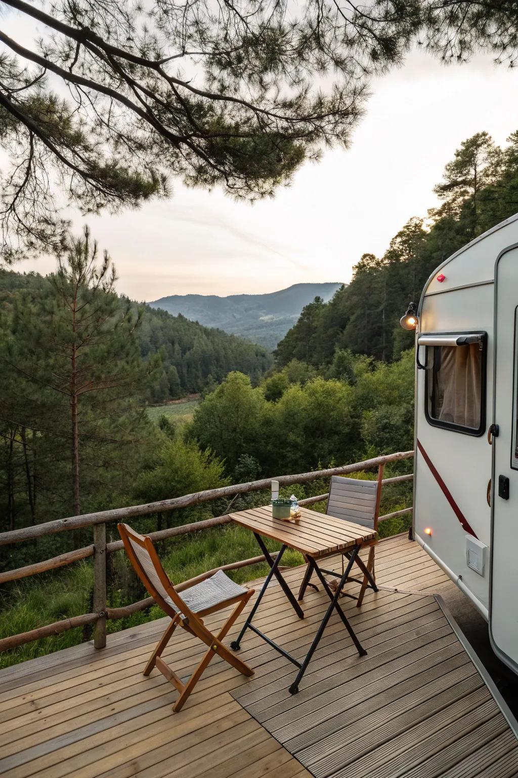 With an outdoor workspace on your deck, increase productivity.