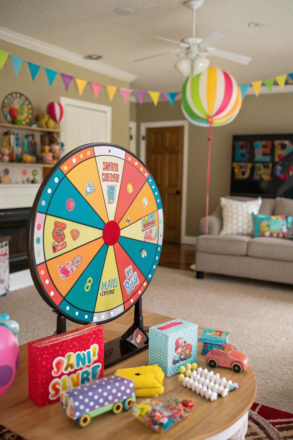 A prize spinner contributes thrill using the opportunity to gain enjoyable prizes.