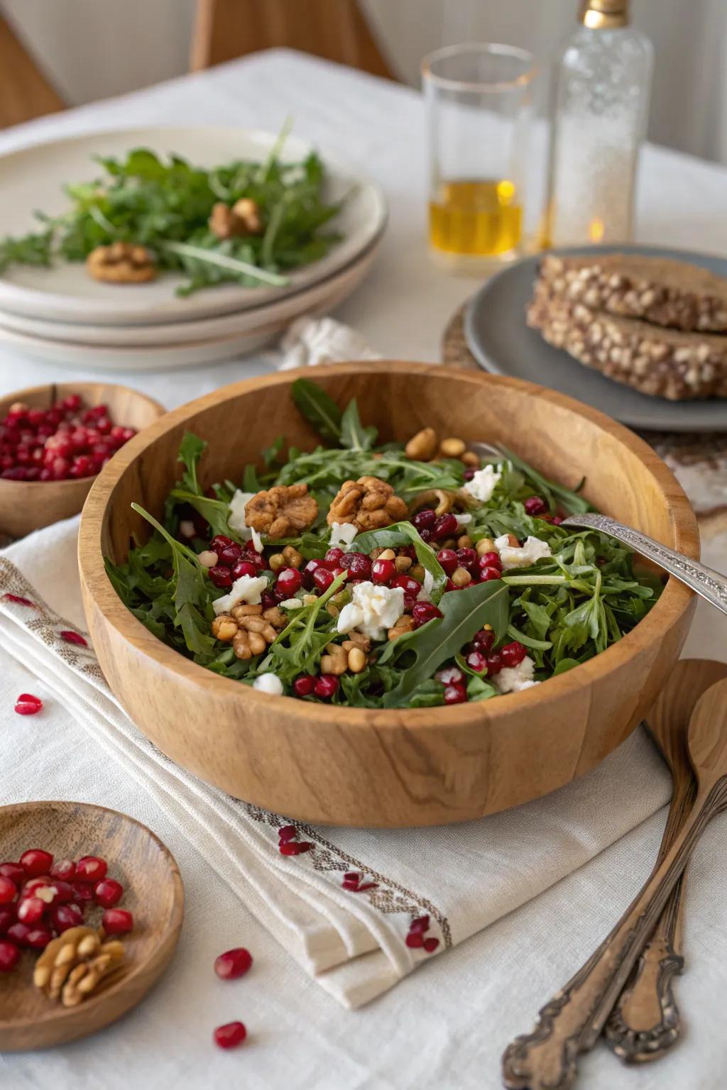 A vibrant pomegranate salad ideal for the holidays.
