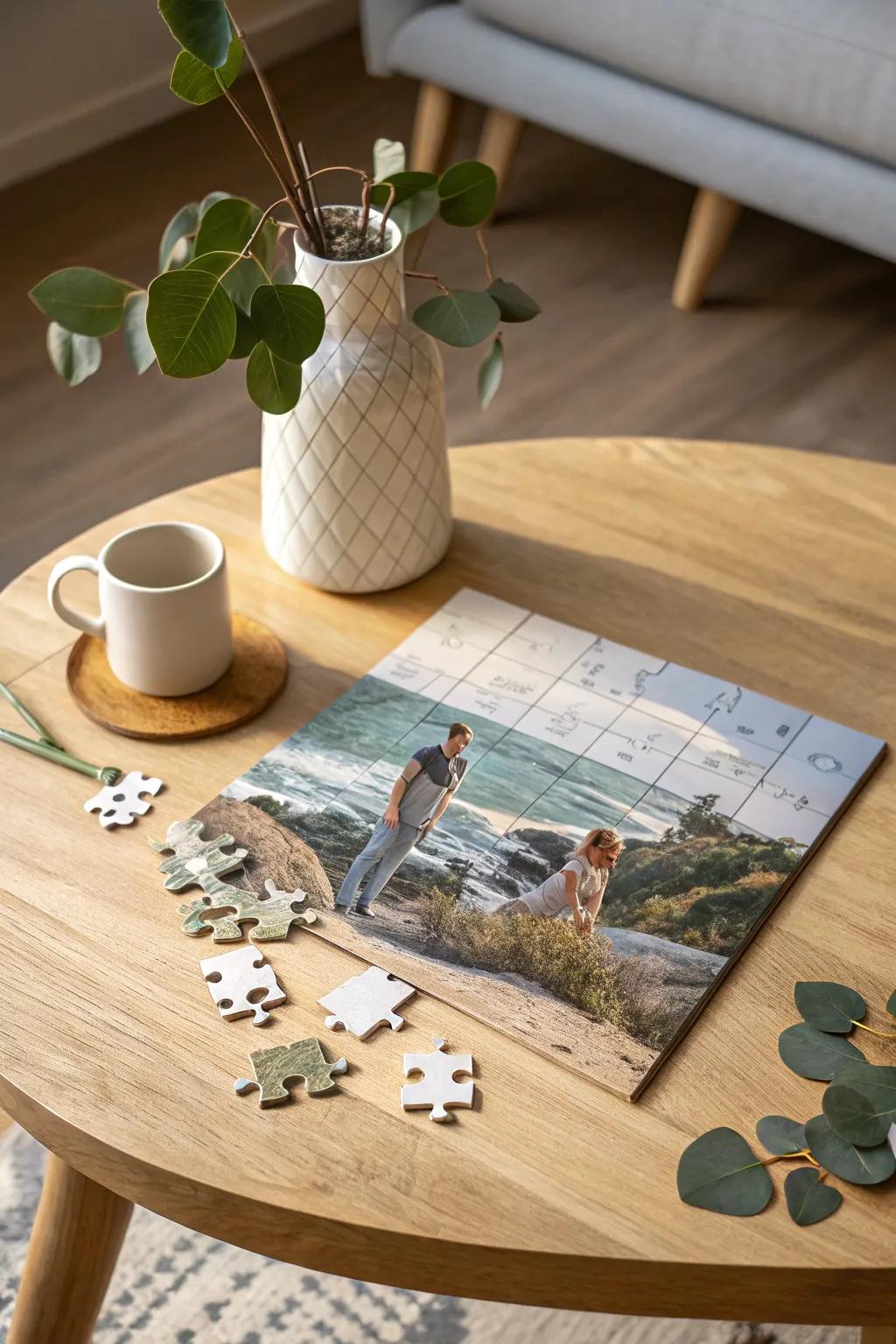 Transform cherished memories into a delightful jigsaw surprise for unforgettable game nights.