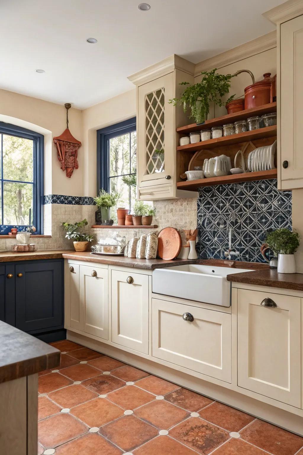 Striking features contribute vibrancy and contrast.