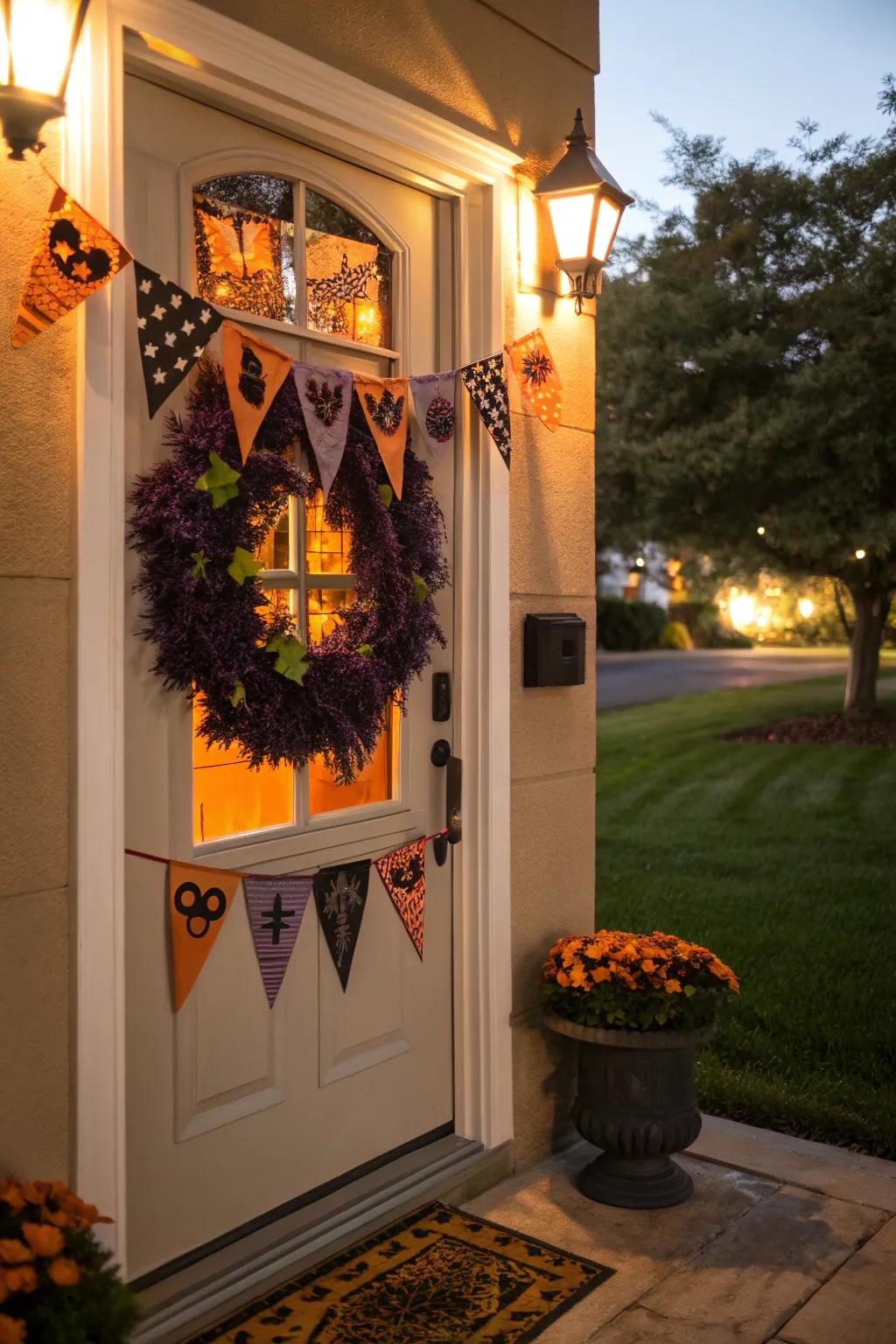 A haunted gateway welcomes all visitors.