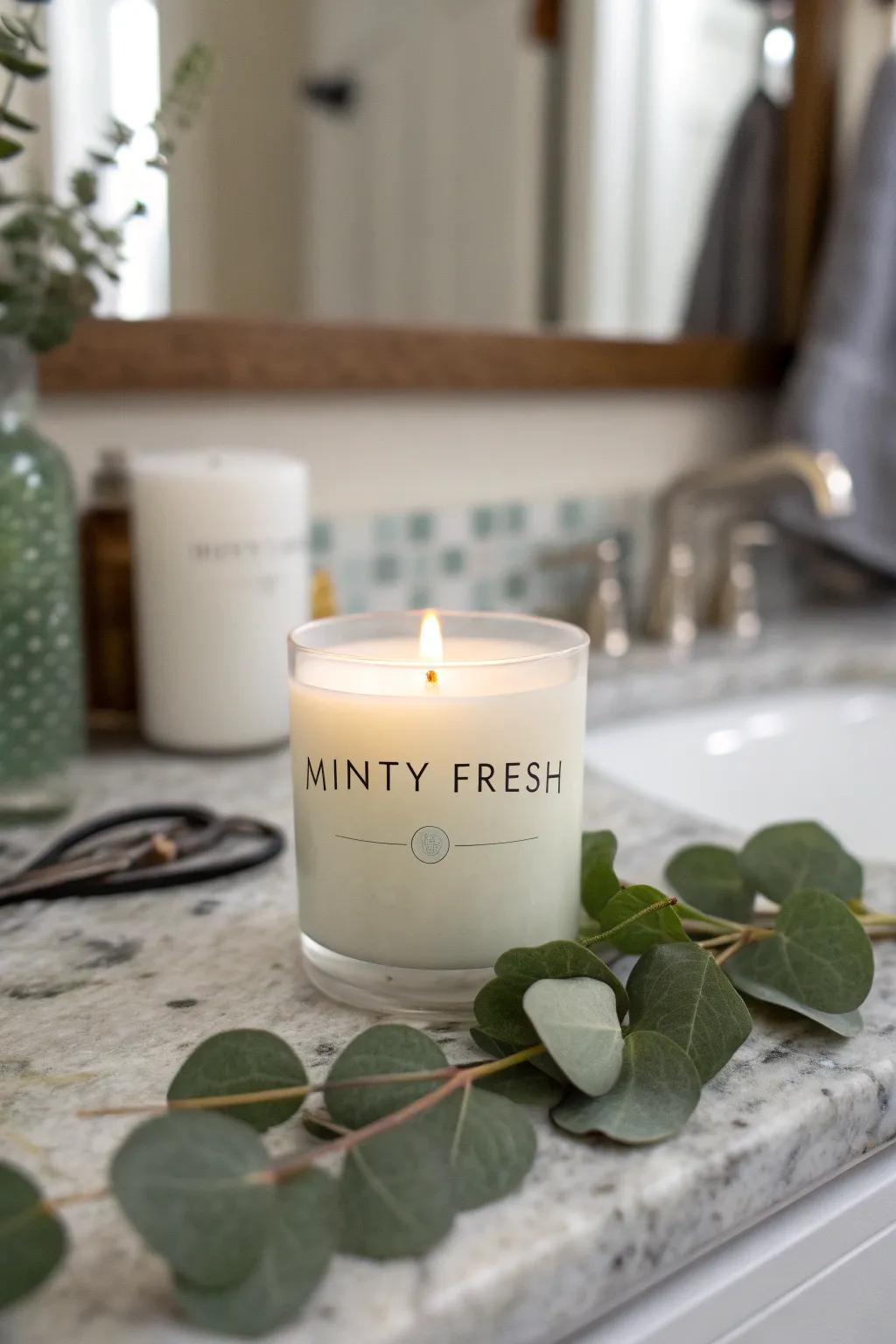 Emerald Burst Candle for an Invigorating Atmosphere