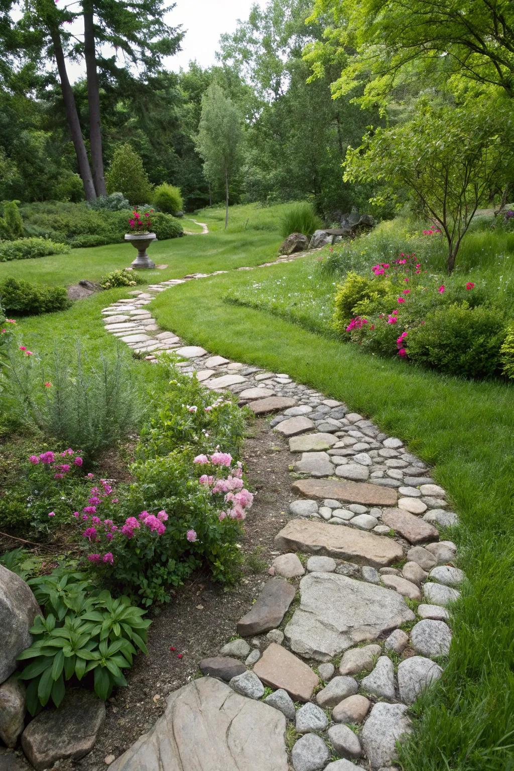 Do-it-yourself walkways invite exploration and include structure to your garden.