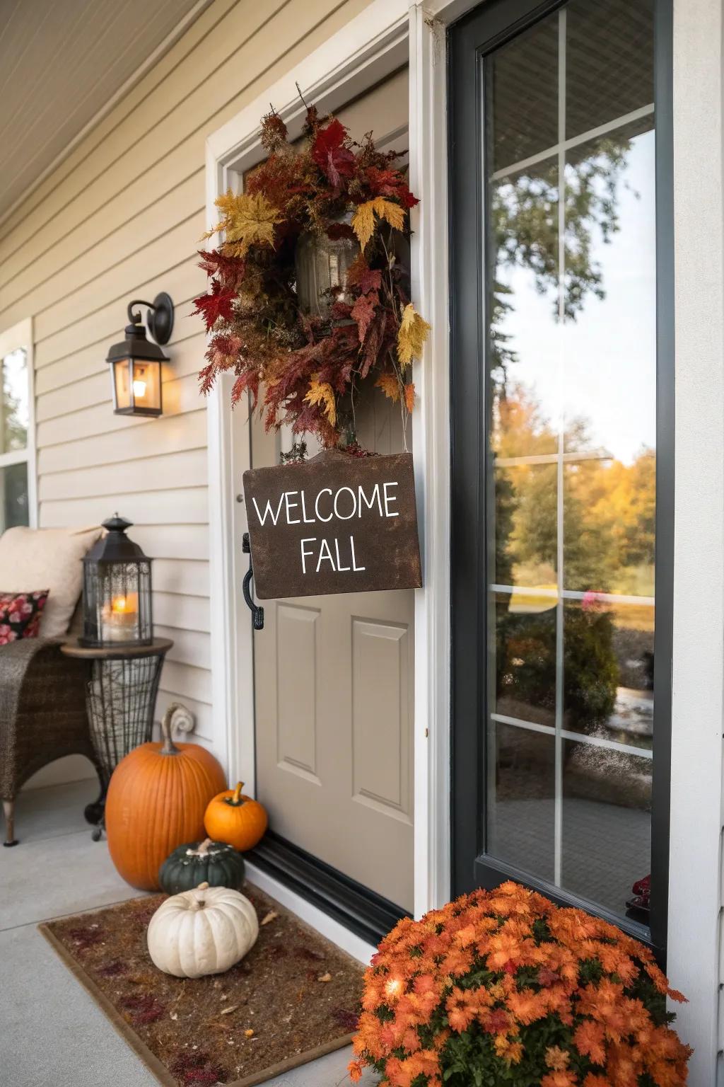 Change welcome indications to reflect the current season for freshness.