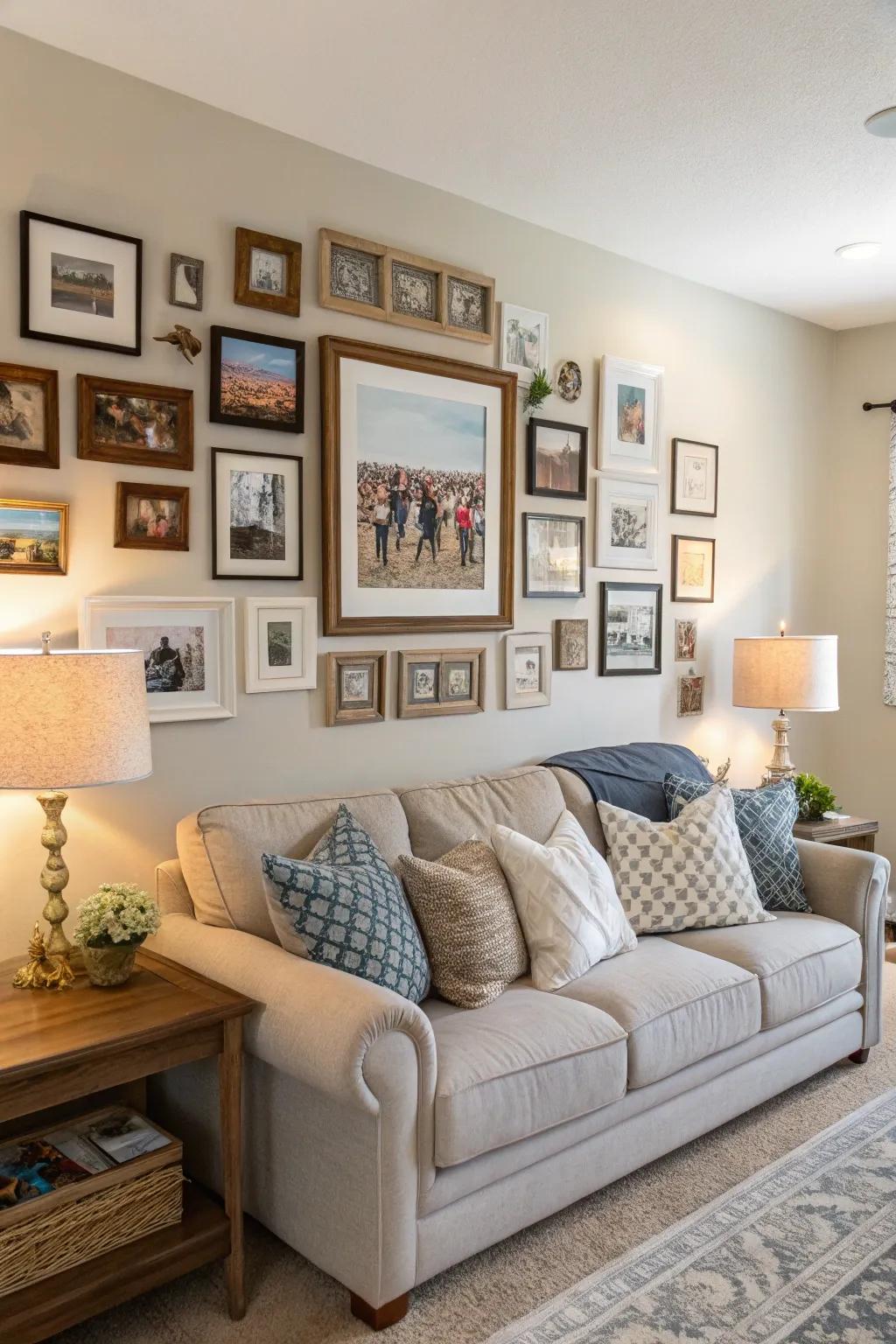 Character through mixed styles.