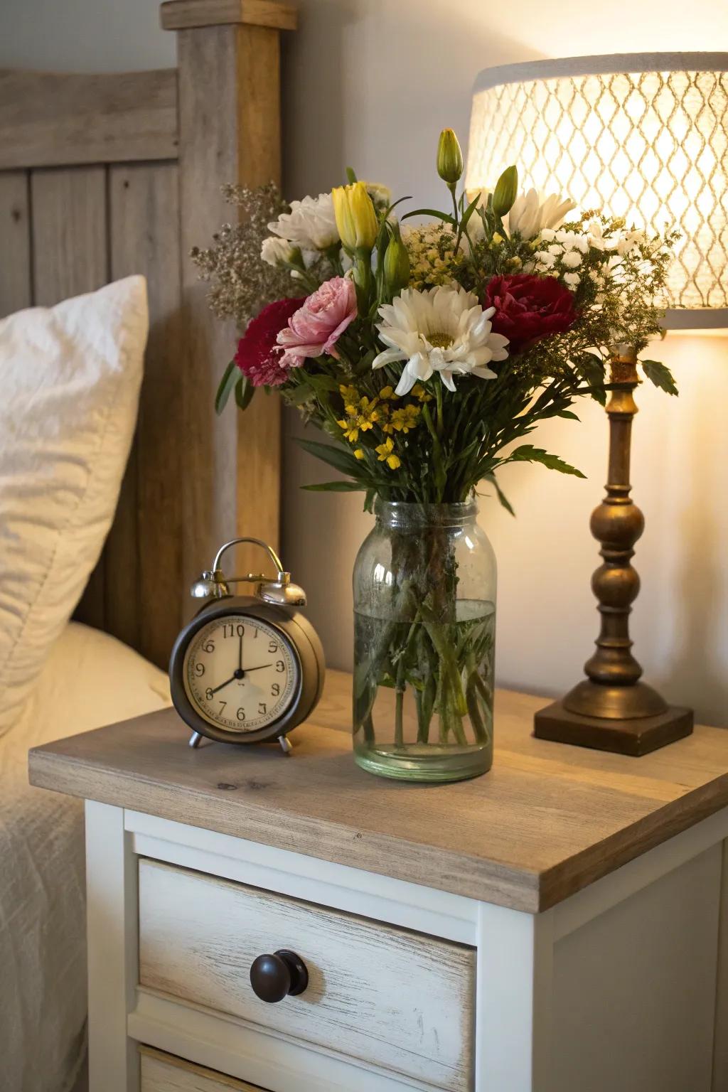 Countryside highlights enhance farmhouse charm.