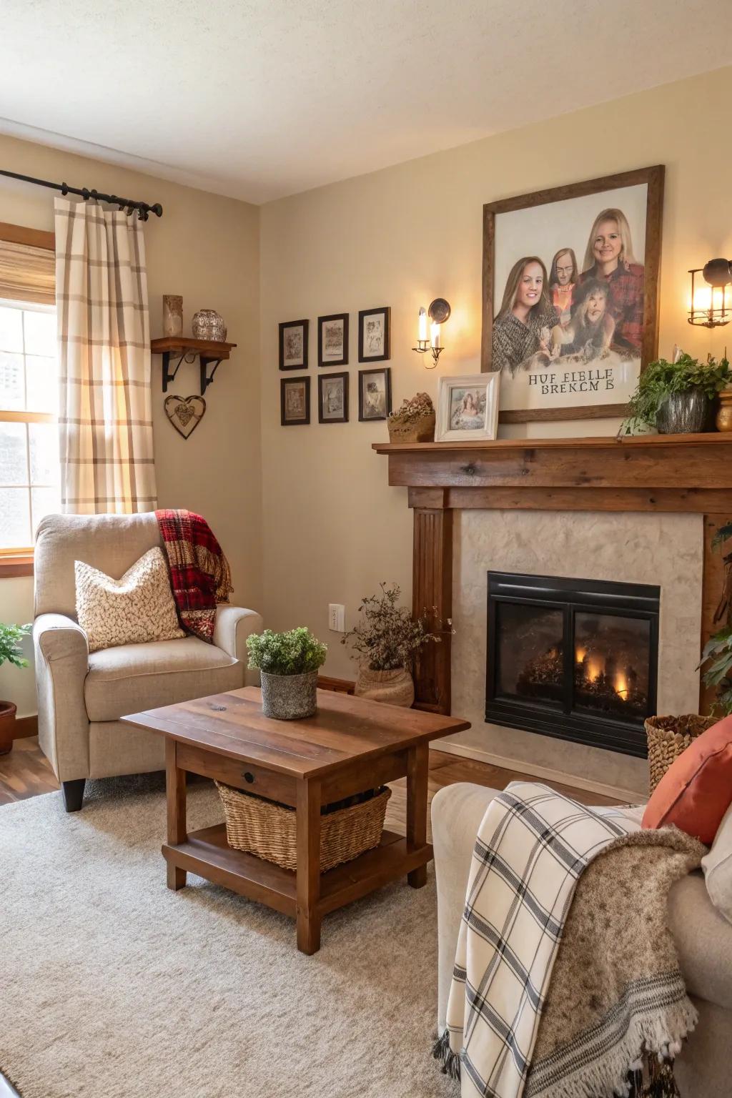 This farmhouse style is defined by warmth and comfort.