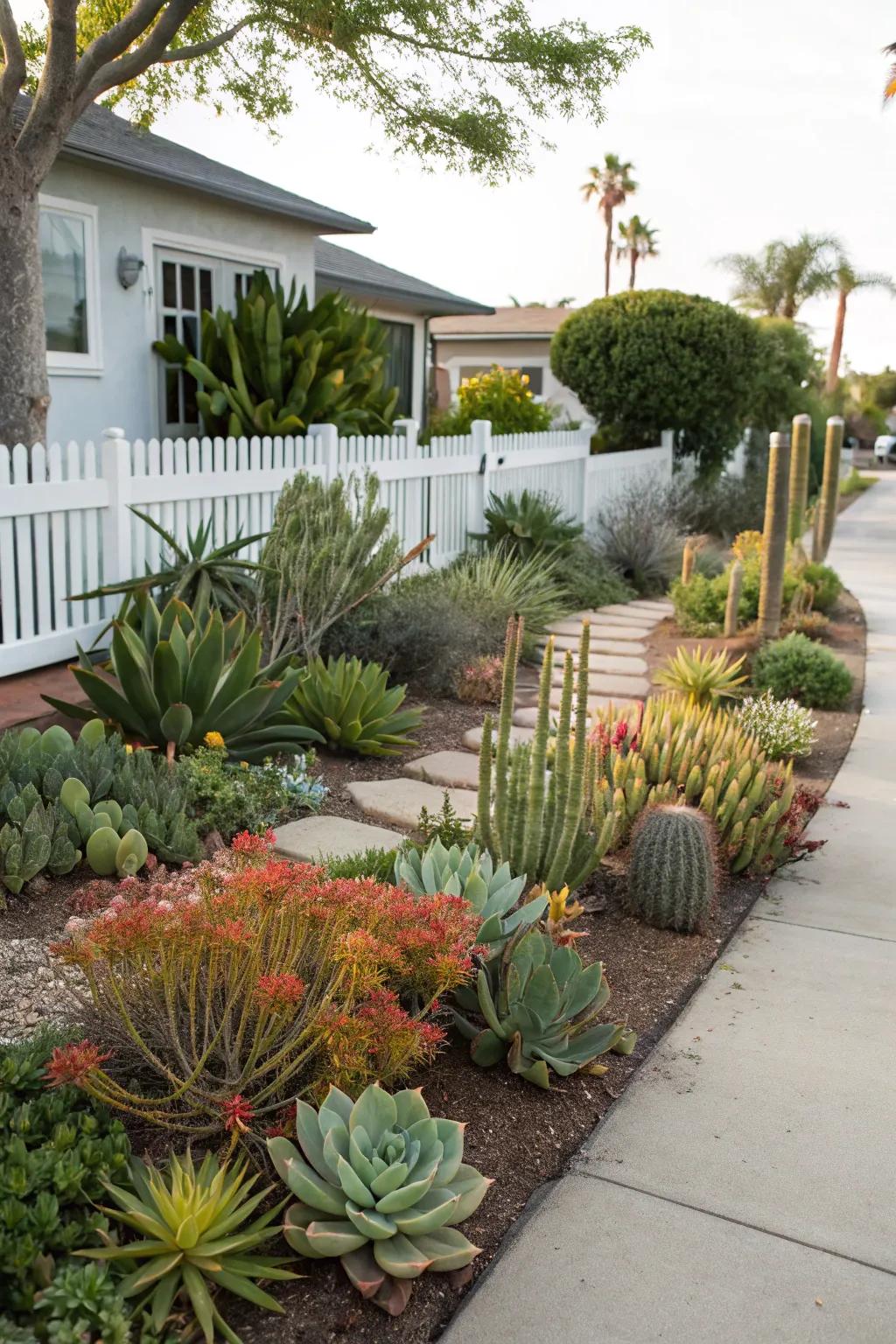 Plants needing little water for a sustainable and attractive yard.