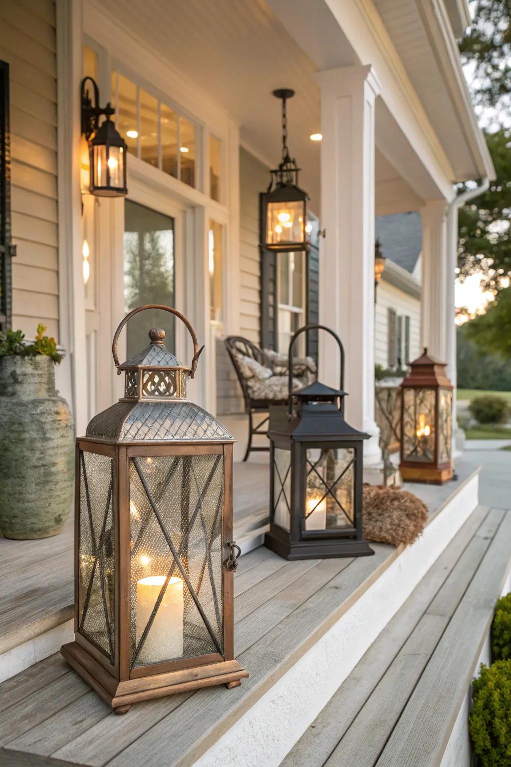 Generate visual intrigue with mixed finishes.
