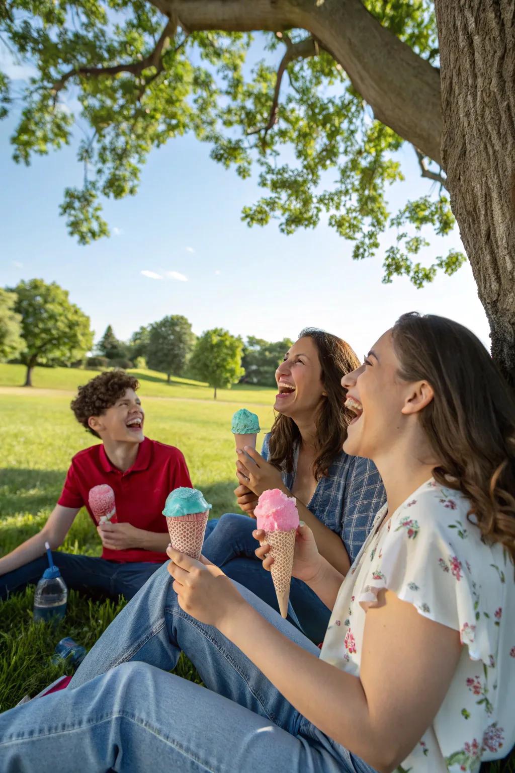 A pleasant astonishment with gelato discloses the infant’s gender.