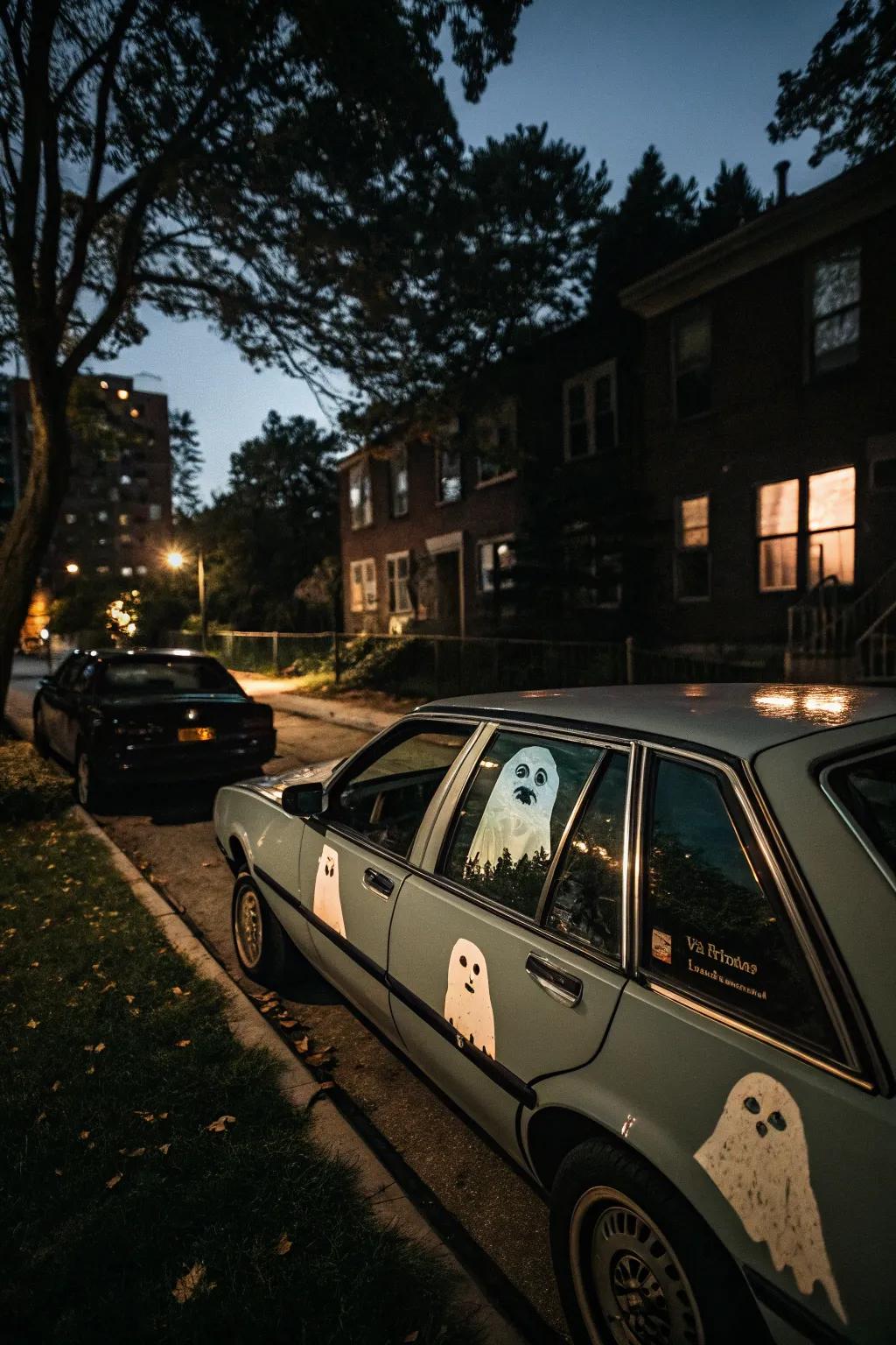 Ghost decals alter your vehicle into a spectral sight.