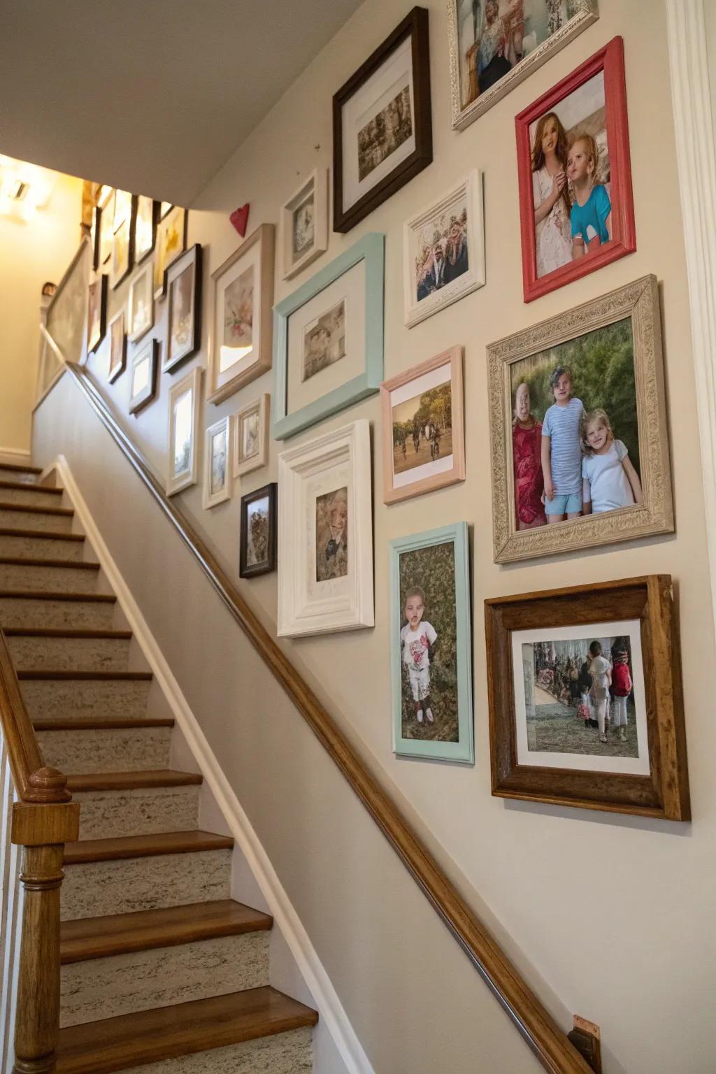 Build a personal display with loved photos.