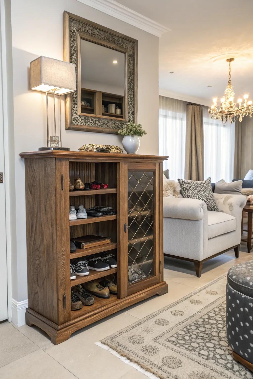 Repurposed cabinets can bring personality and utility to your home.