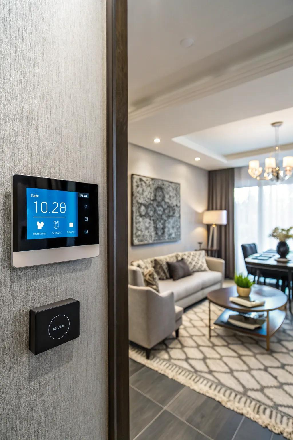 An intelligent heat device provides convenient temperature regulation and energy savings.