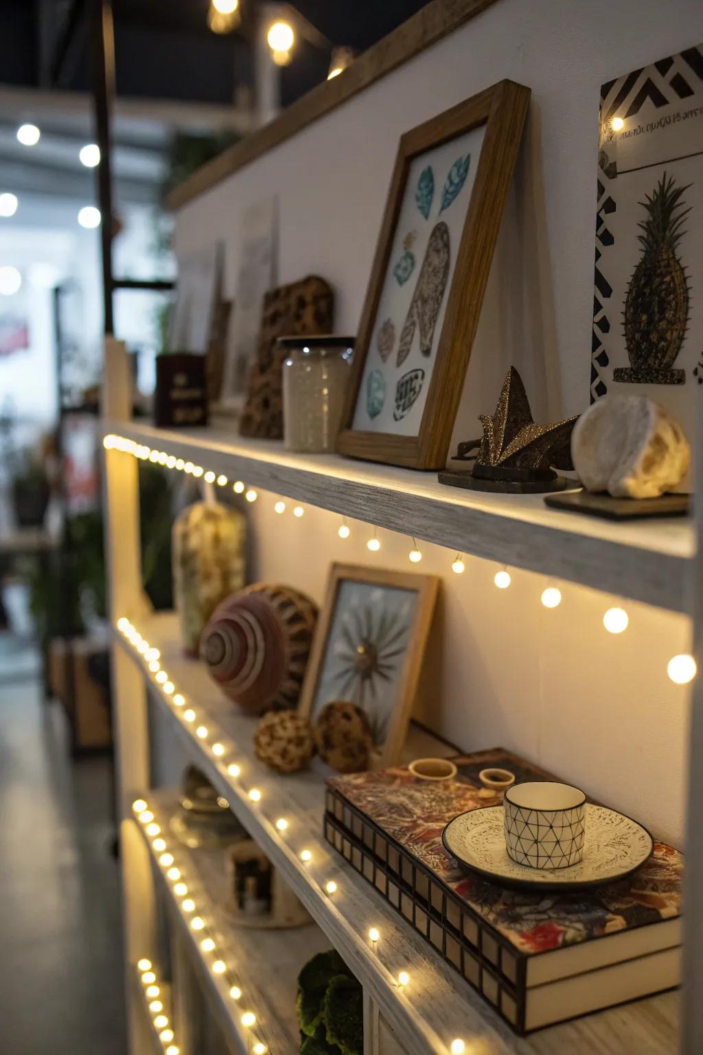 Lighting enhances and sets an ambiance.