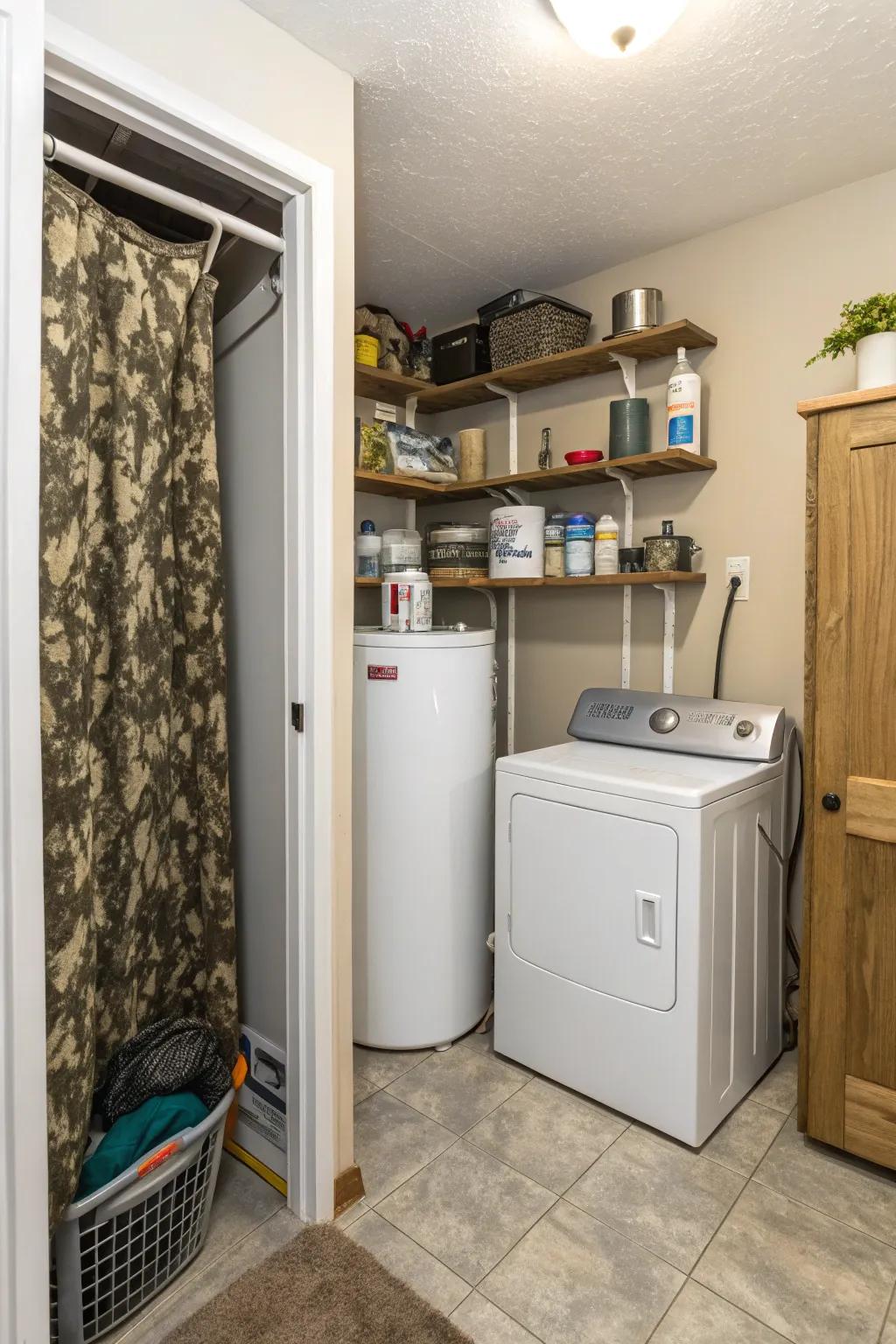 Service areas offer an organized and tidy solution.