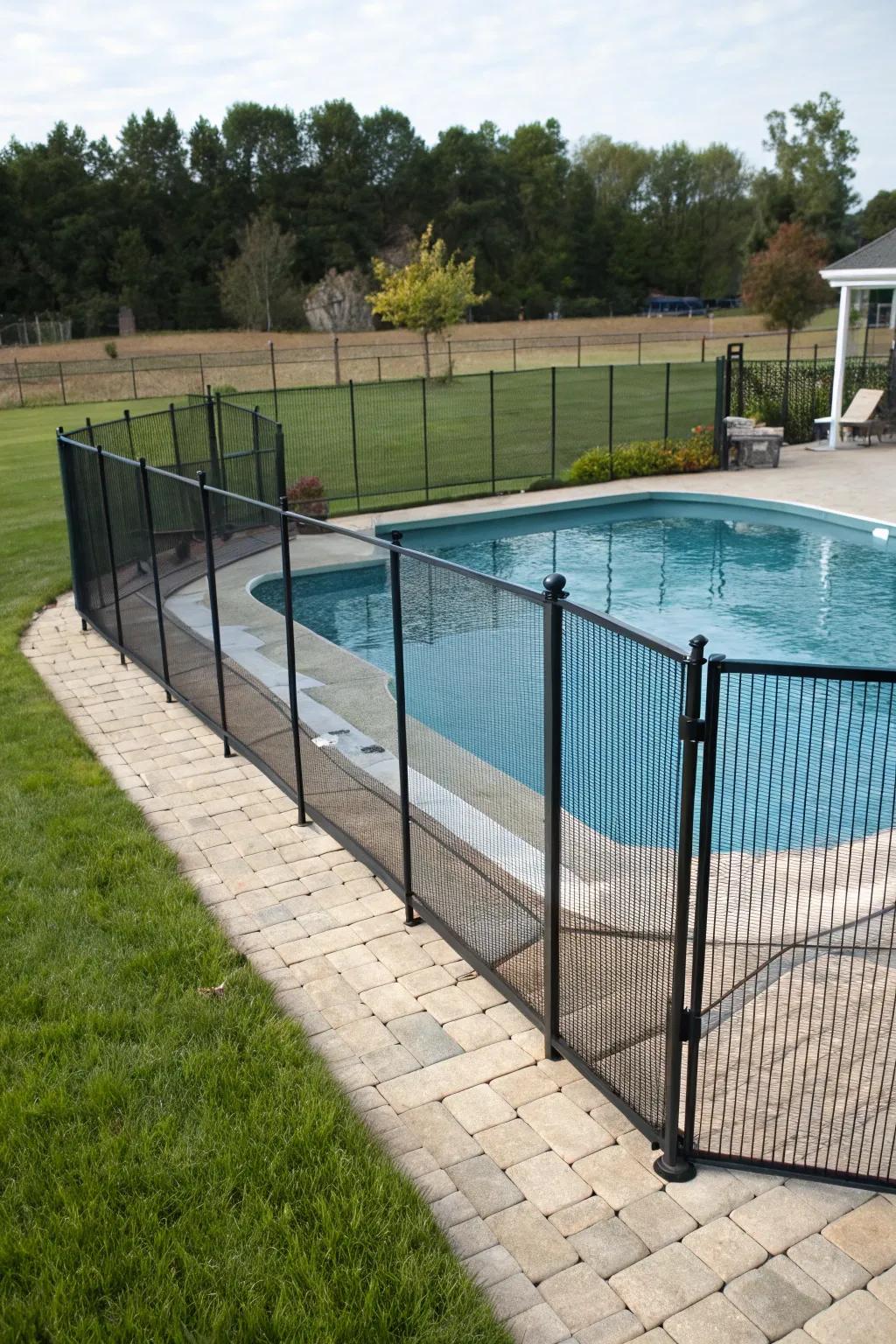 Safety-compliant enclosures assure peace of mind in proximity to the pool.