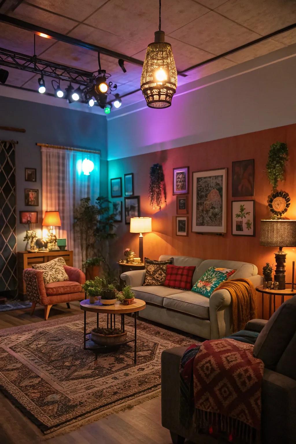 Mixing styles results in a unique and personalized appearance.