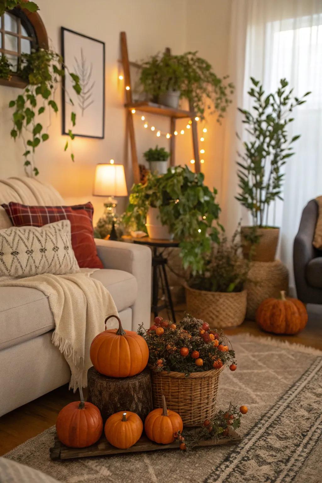 Seasonal aesthetic contributes a jubilant nuance to flora.