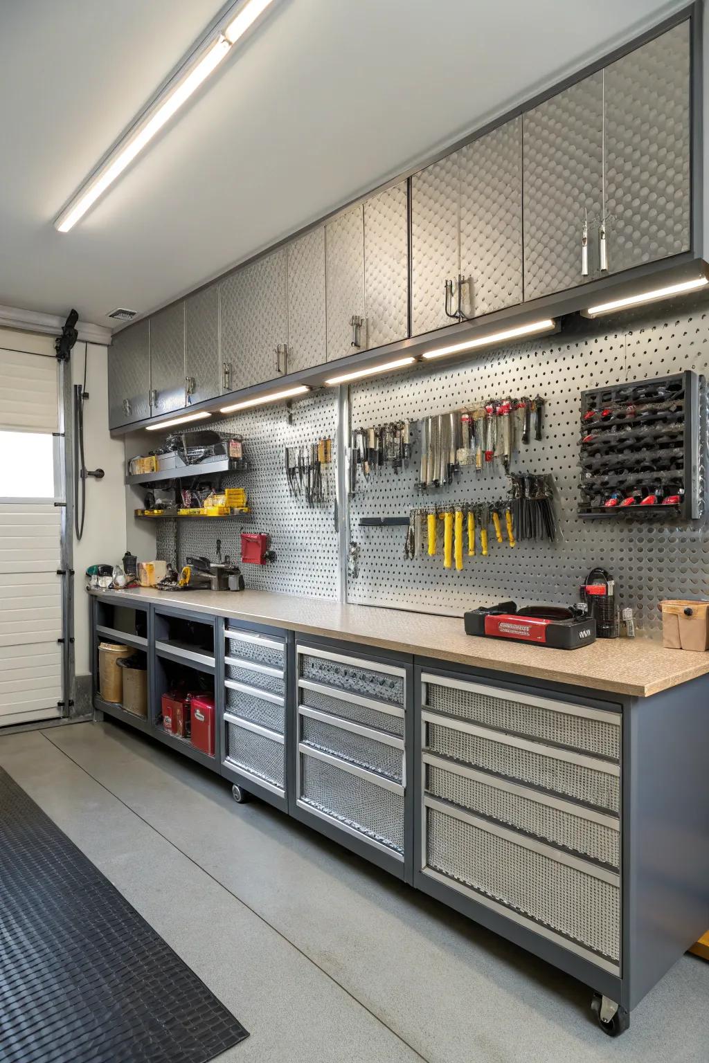 Transform your garage into a stylish and functional area.
