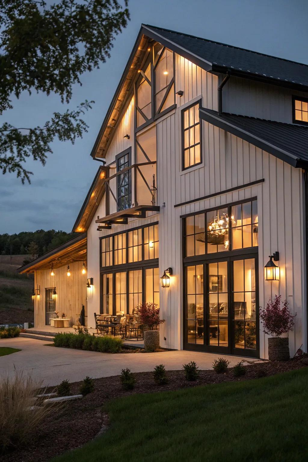 Lighting the way: Barn-style fixtures that combine function with farmhouse flair.