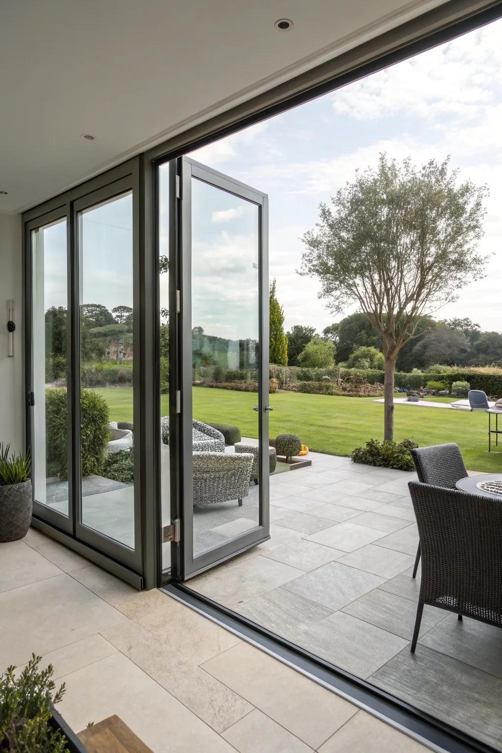 Turn entrances for a dramatic, modern twist.