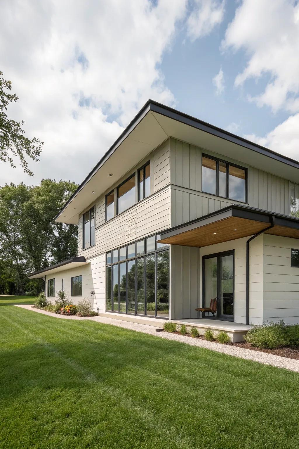 Contemporary roofing can elevate your home's modern appeal.