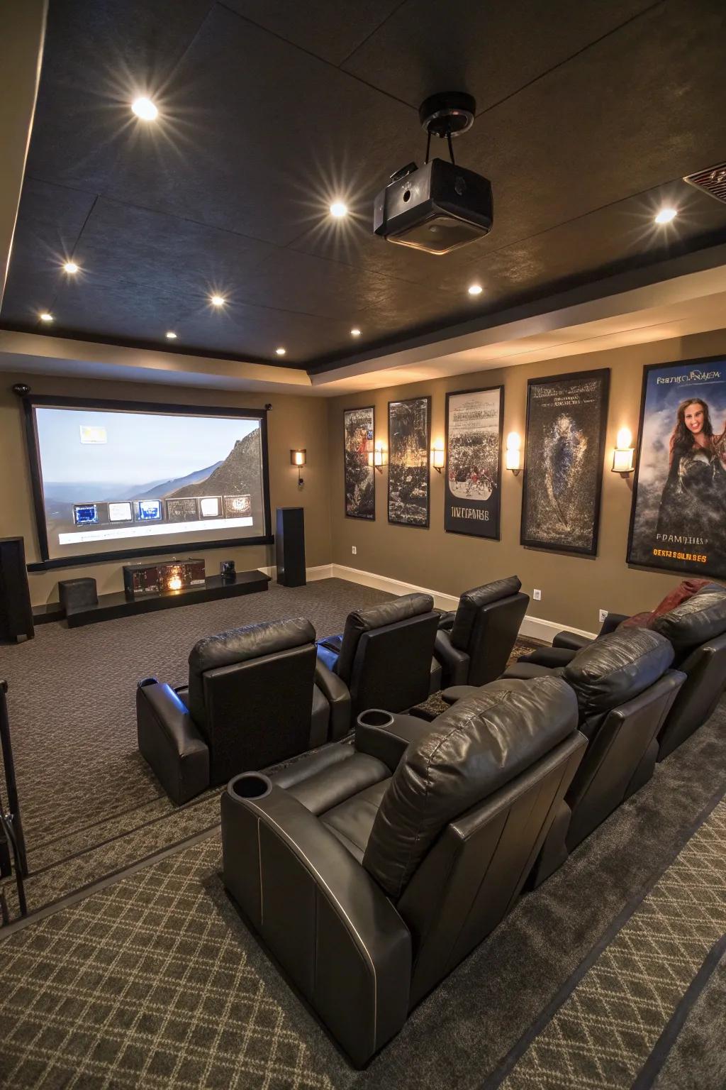 A unique layout makes sure everyone enjoys the best view.
