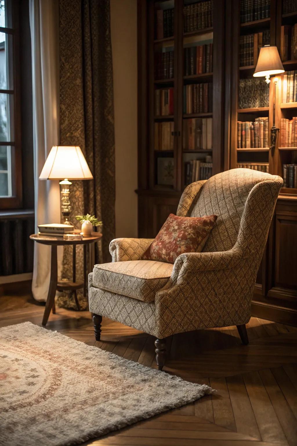 A comfy nook showcasing inviting furniture for ultimate relaxation.