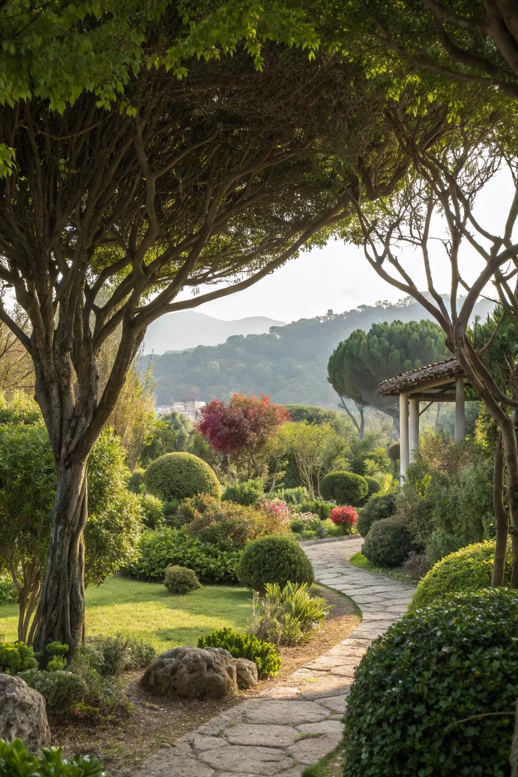 Natural components enriching the garden's organic essence.