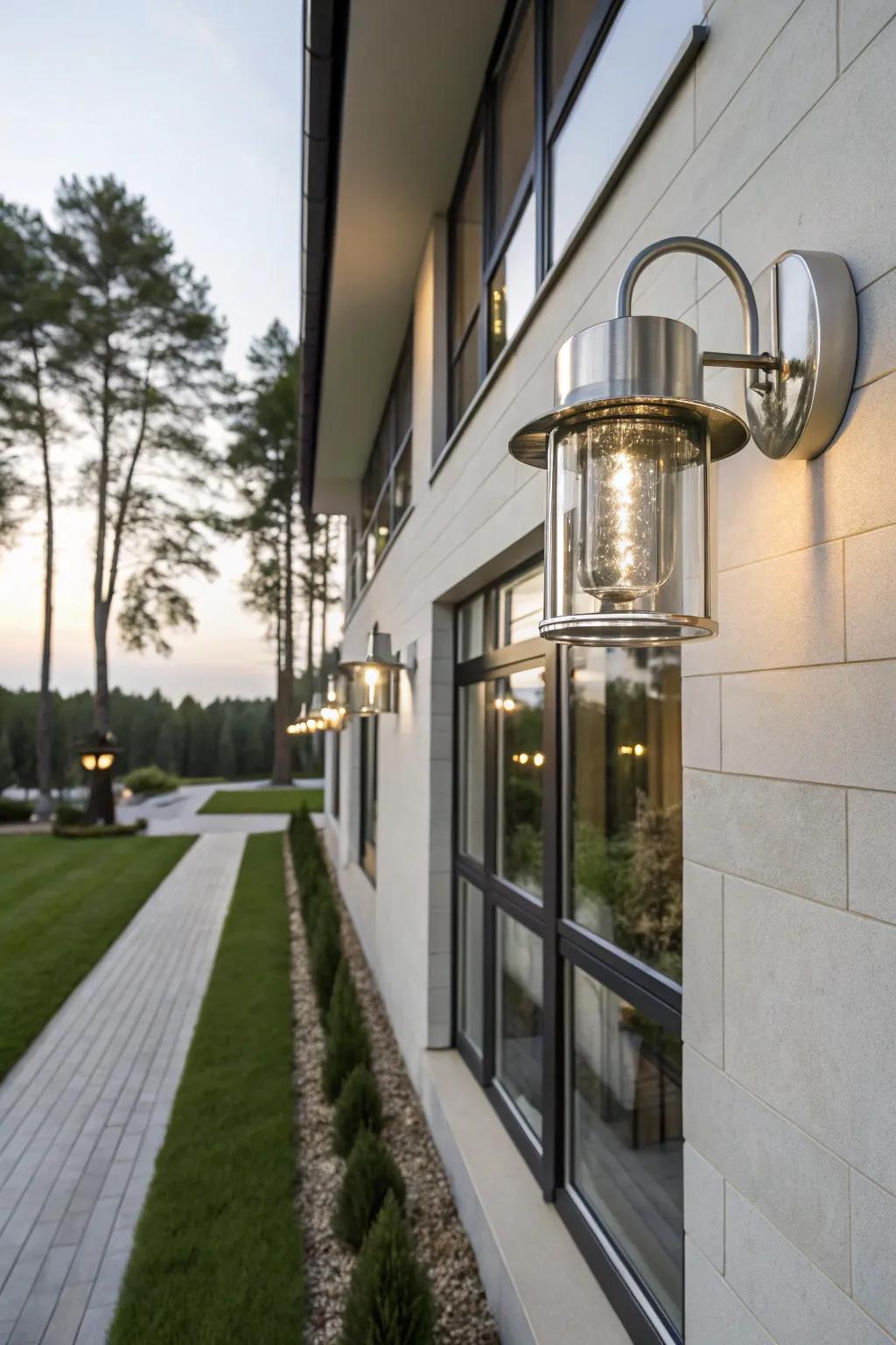 Metallic sheens give a refined radiance to exteriors.