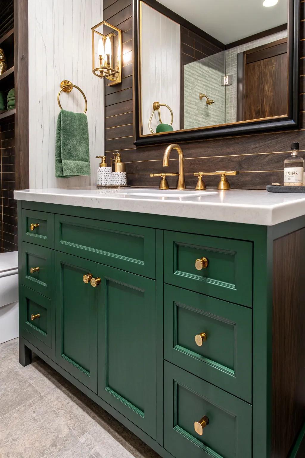 Lime gives a striking, regal touch.