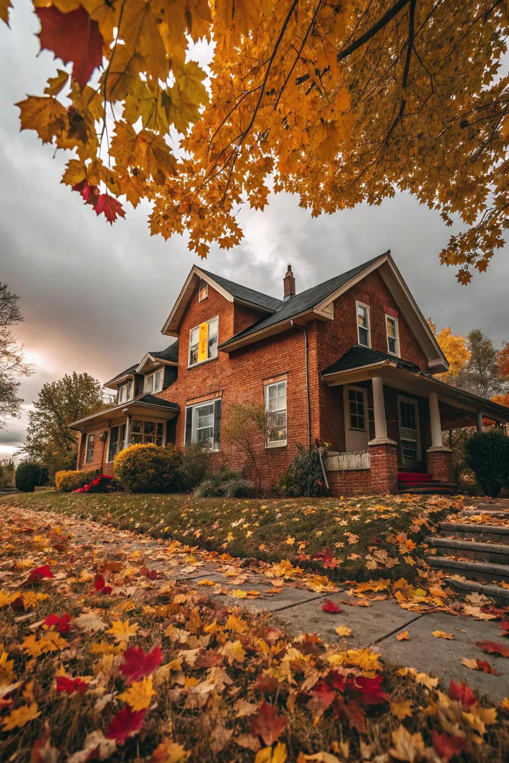 Seasonal colors create a dynamic and ever-changing appearance.