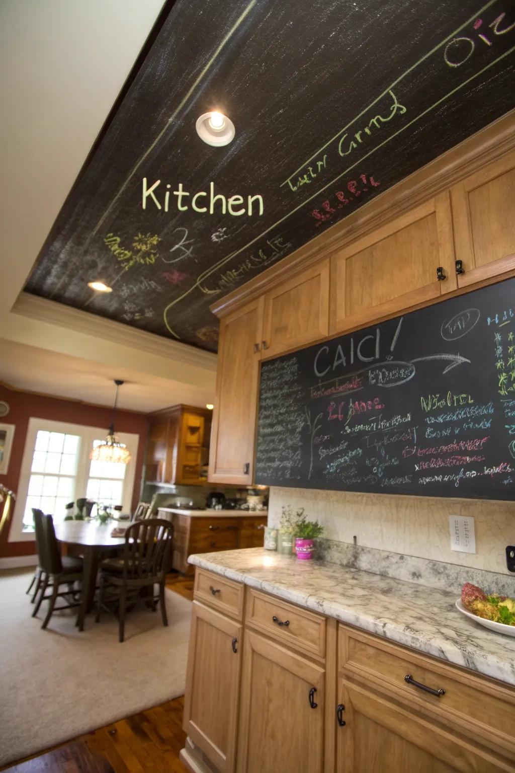 Interactive Chalkboard Ceilings
