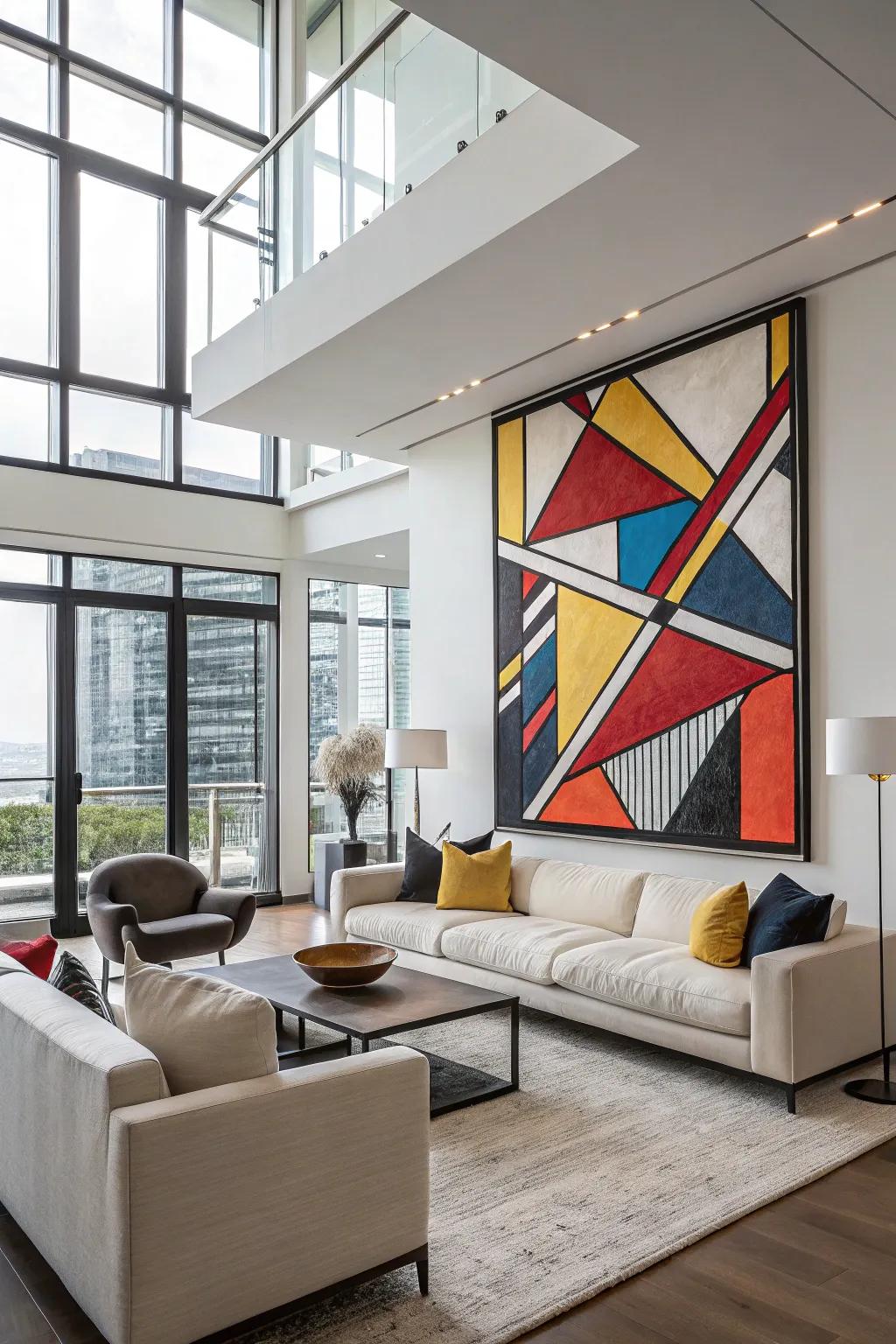 Organized artistry featuring a modern aesthetic.