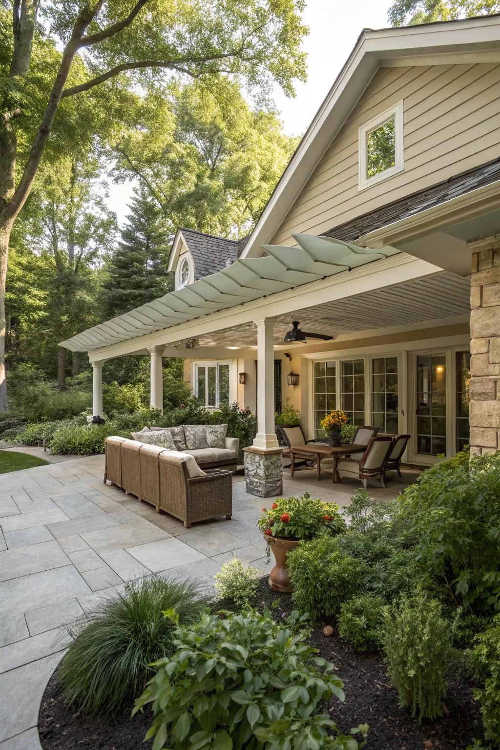 Extended architecture creates a cohesive and polished look.