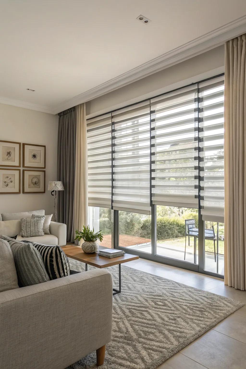 Window coverings offer a versatile privacy solution for any space.