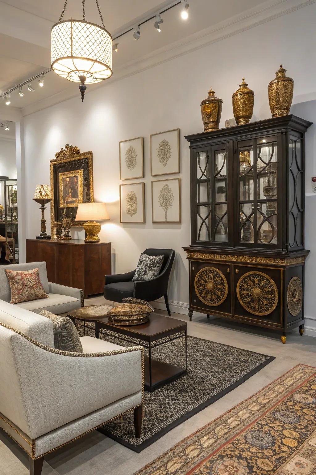 Blending styles delivers a singular and diverse charm.