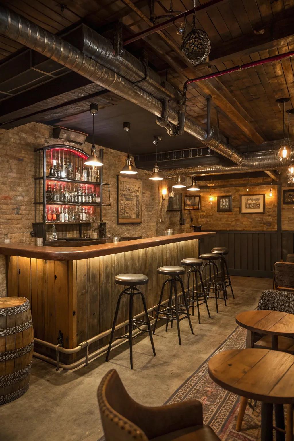 Iron and timber features creating a harmonious country-style modern aesthetic.