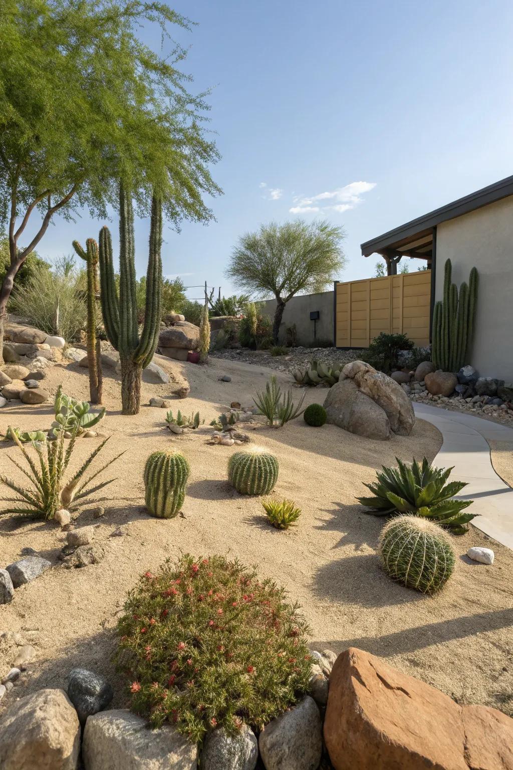 Transport an element of the desert right into your yard.