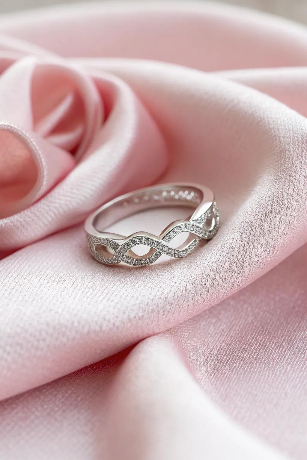 An endless ring symbolizing endless love and devotion.