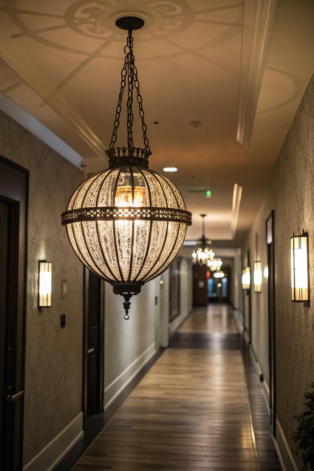 A showcase illumination structure has the capacity to metamorphose your hallway into a remarkable area.