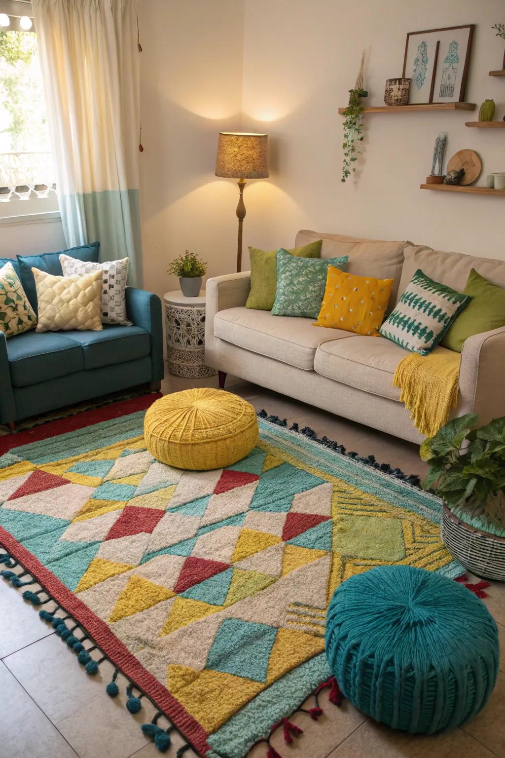 Decorative elements infuse your area with warmth and individuality.
