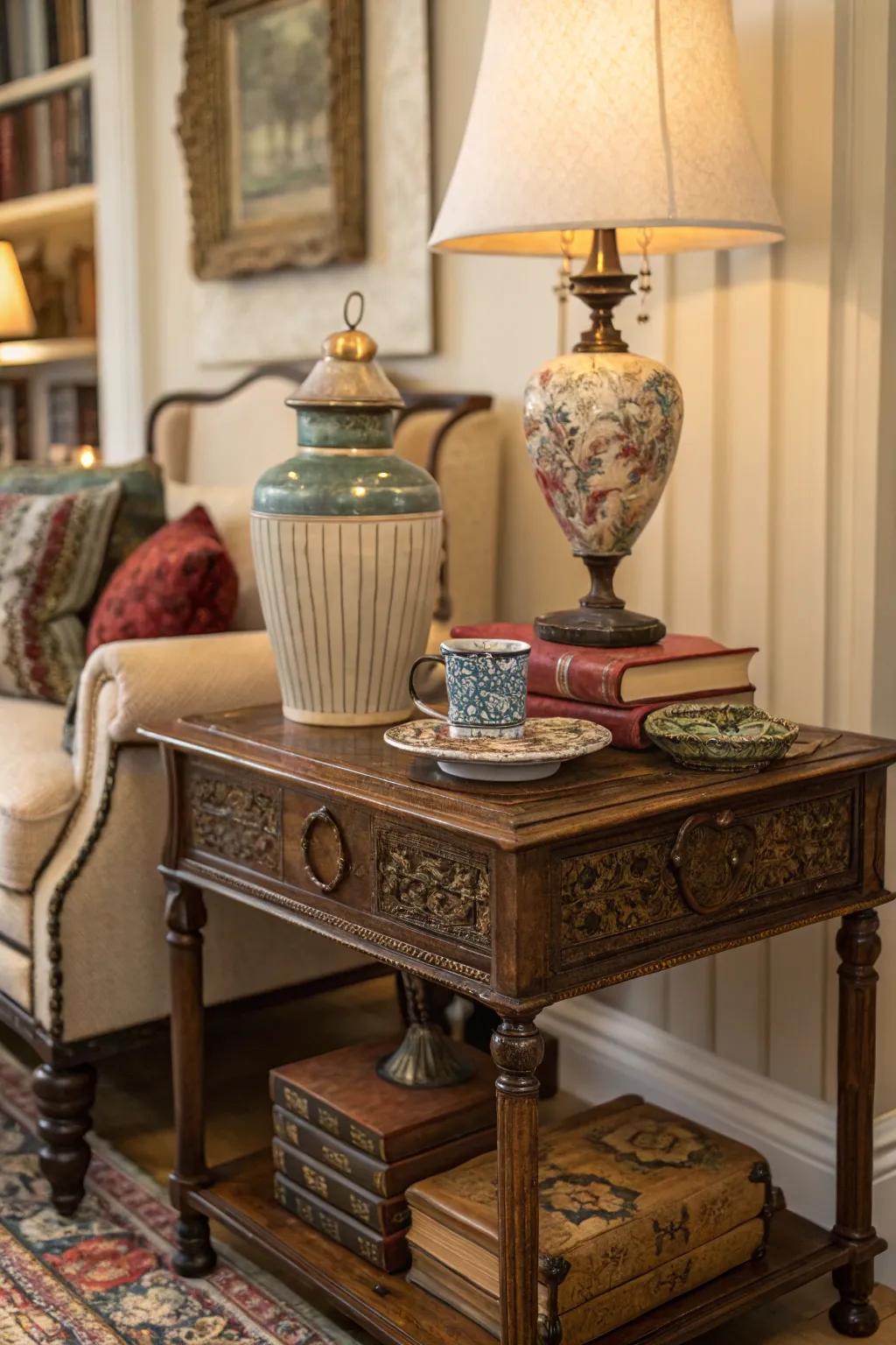 Classic tables evoke a sense of history and charm.