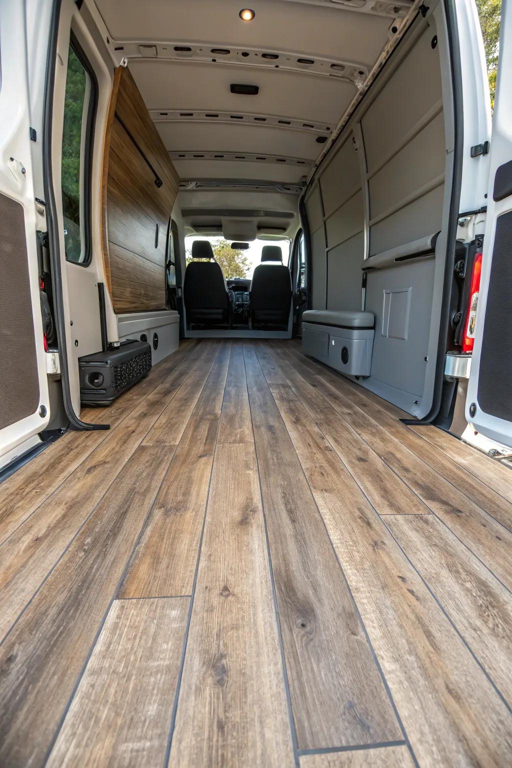 Strong ground covering for simple maintenance.