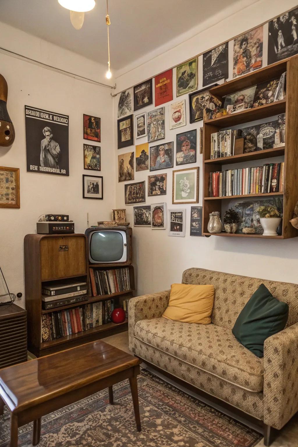 A vintage concept delivers nostalgic vibes to your streaming configuration.