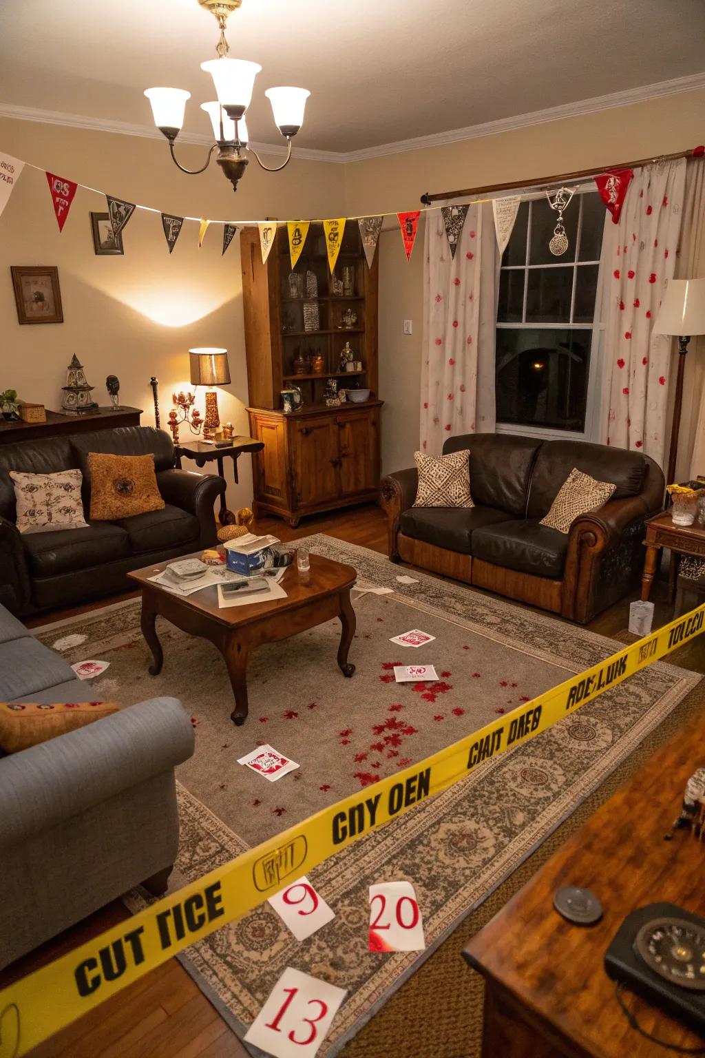 Solve the mystery and relish an interactive evening using a whodunit game.